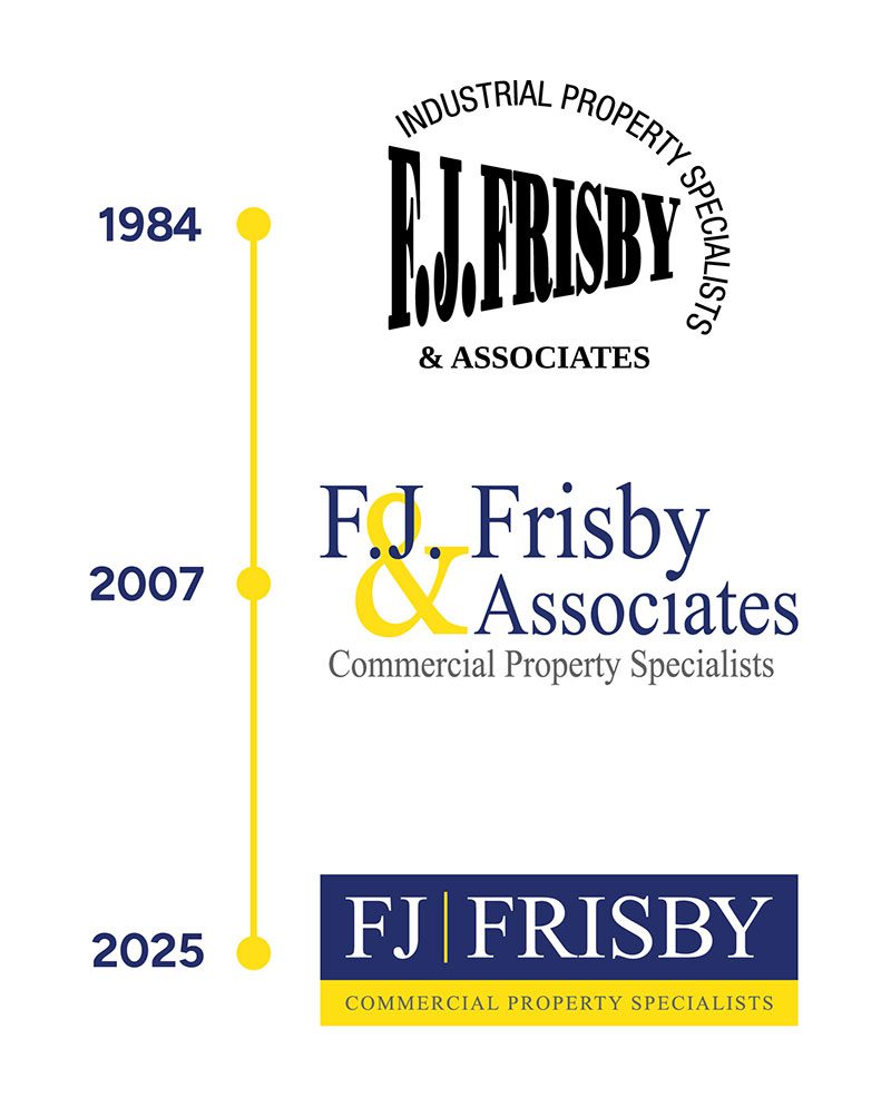 FJ-Frisby-logos-timeline-graphic Our Timeline